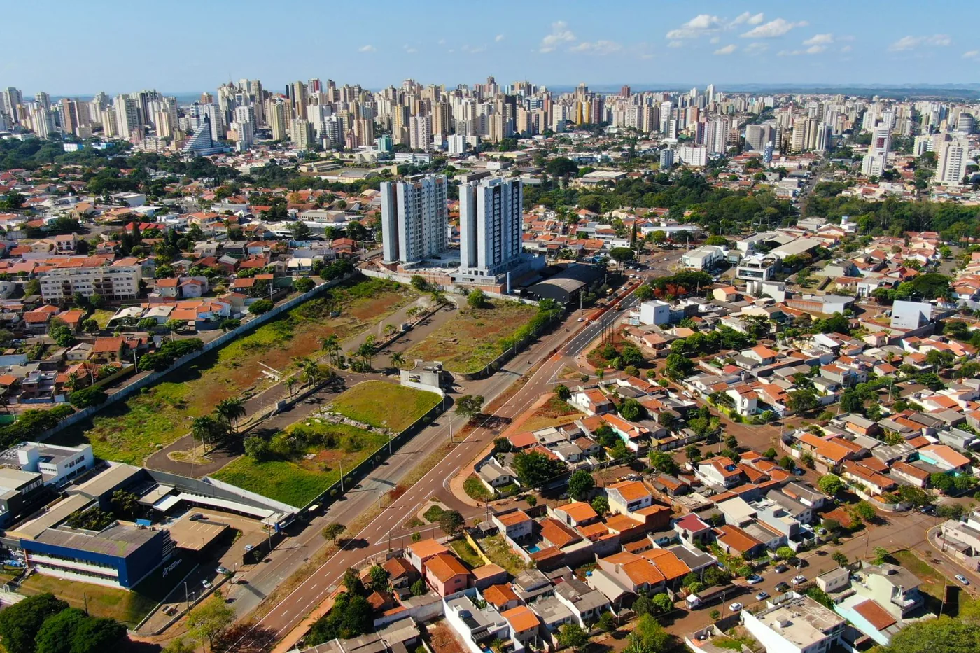 Vista urbana de Chapecó, Santa Catarina