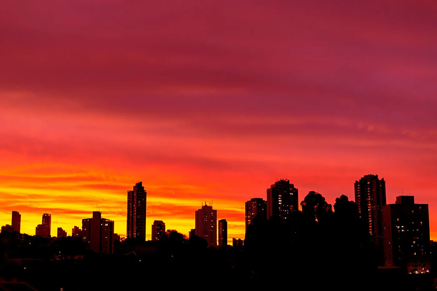 Vista urbana de Suzano, São Paulo